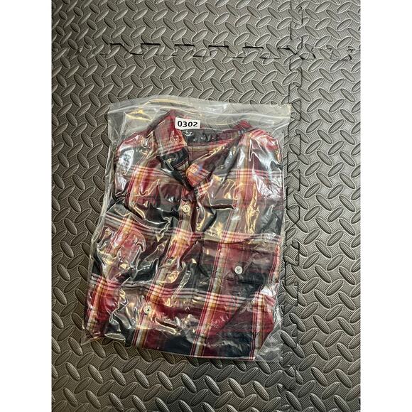 Kuhl Flannel Mens Medium Red Plaid Soft Lightweight Hiking Button Up Outdoors - Picture 8 of 8